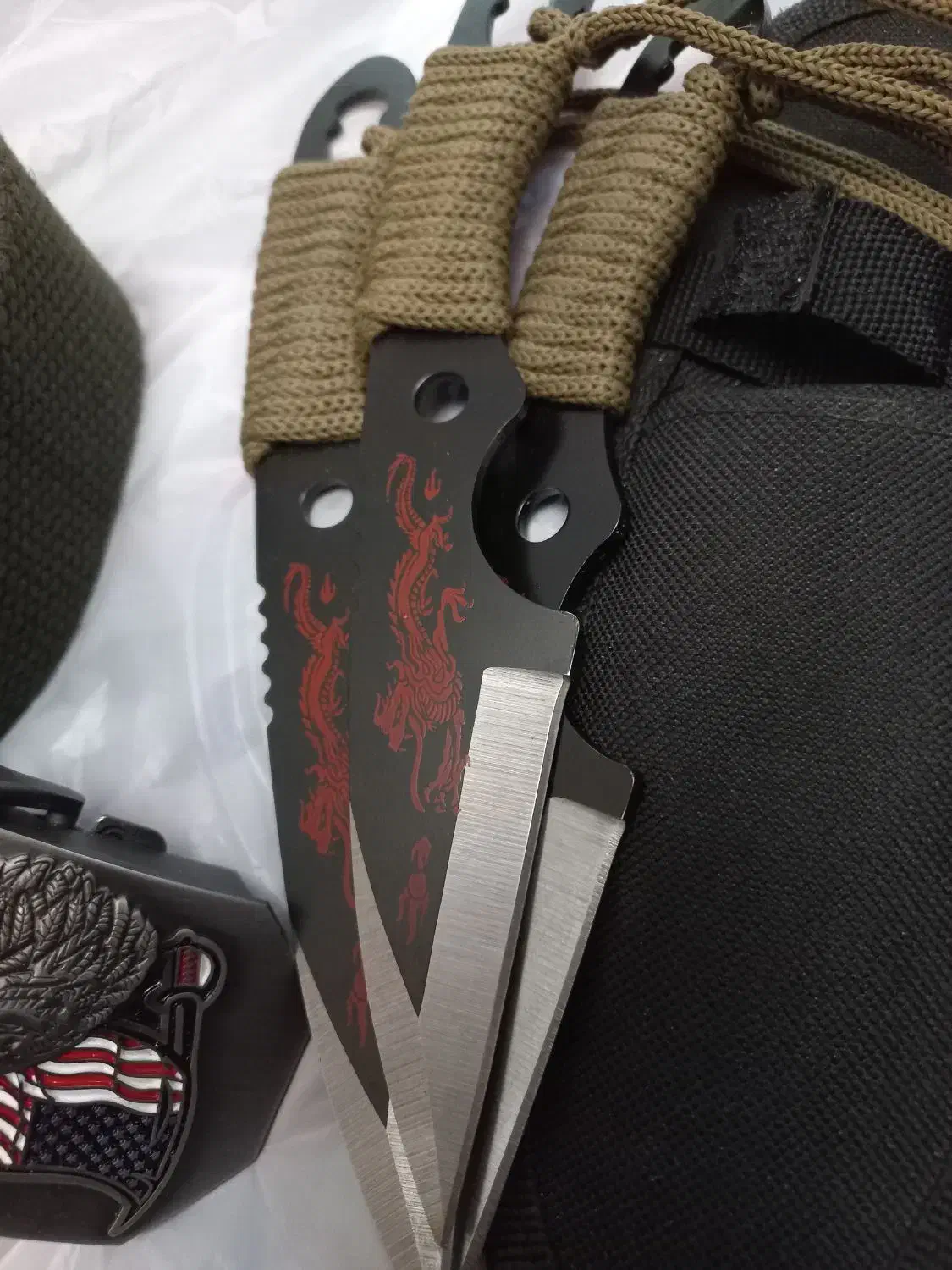 کمربند امریکای وچاقو|کیف، کفش، کمربند|تبریز, |دیوار