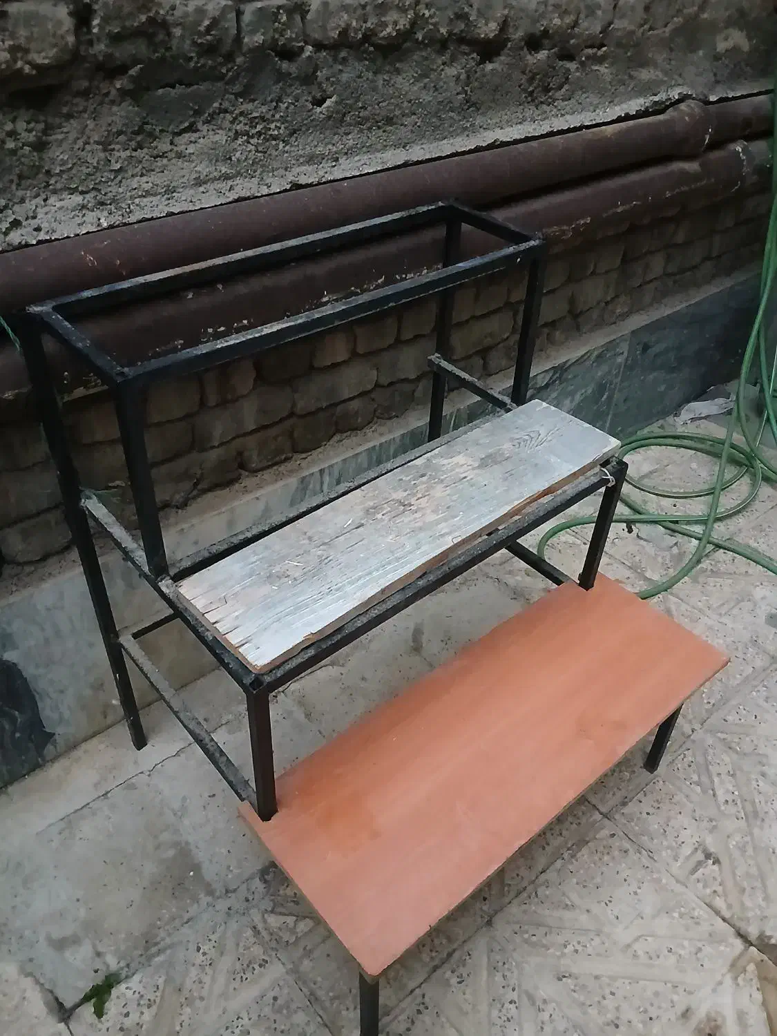 اهن سه طبقه|کتابخانه، شلف، قفسههای دیواری|الشتر, |دیوار