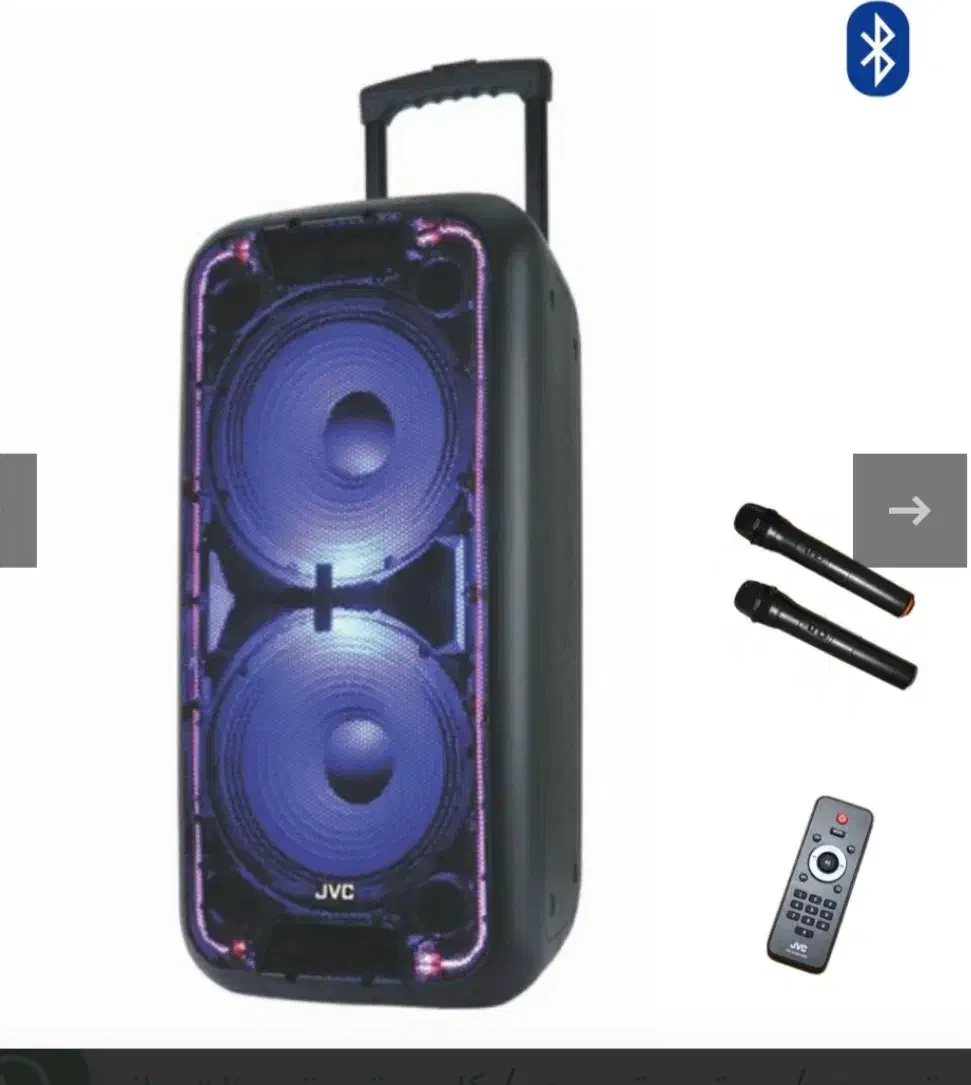 اسپیکر بلوتوثی قابل حمل جی وی سی مدل XS-N518BP|صوتی و تصویری|رامهرمز, |دیوار