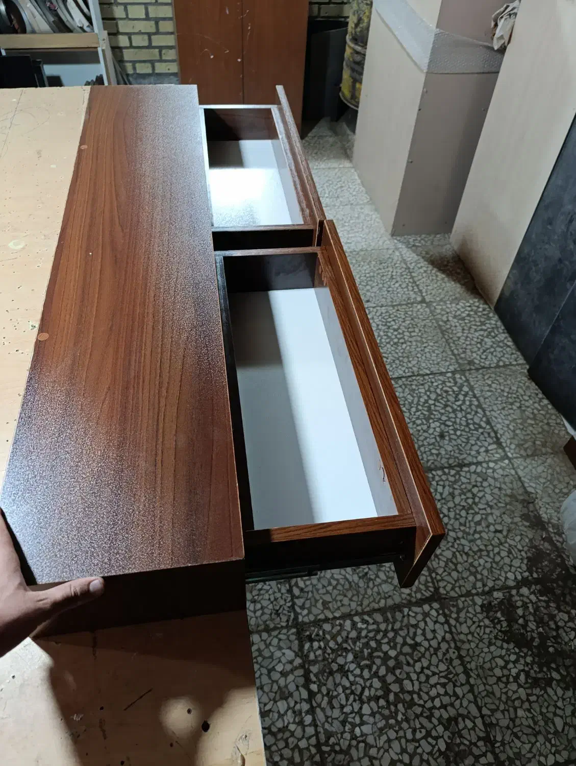 شلف دیواری کشو دار|کتابخانه، شلف، قفسه‌های دیواری|تهران, شهرک شریفی|دیوار