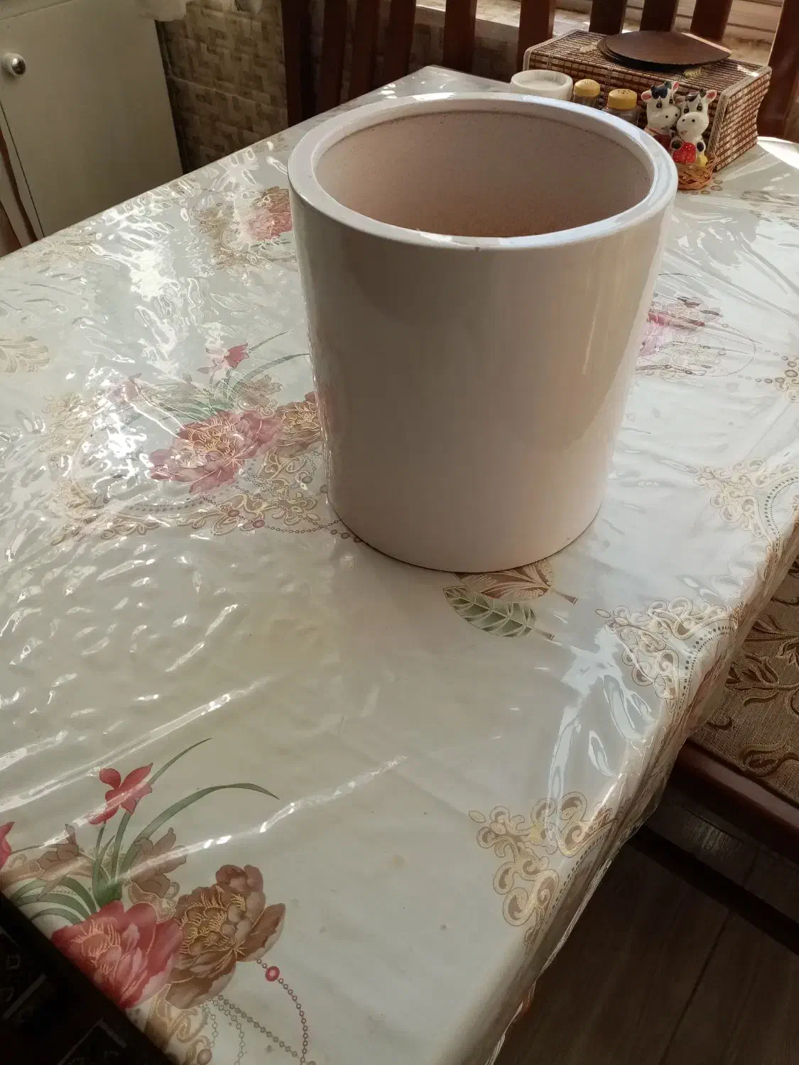 گلدان فرفوژه. سرامیکی سطل|صنایع دستی و سایر لوازم تزئینی|الوند, |دیوار