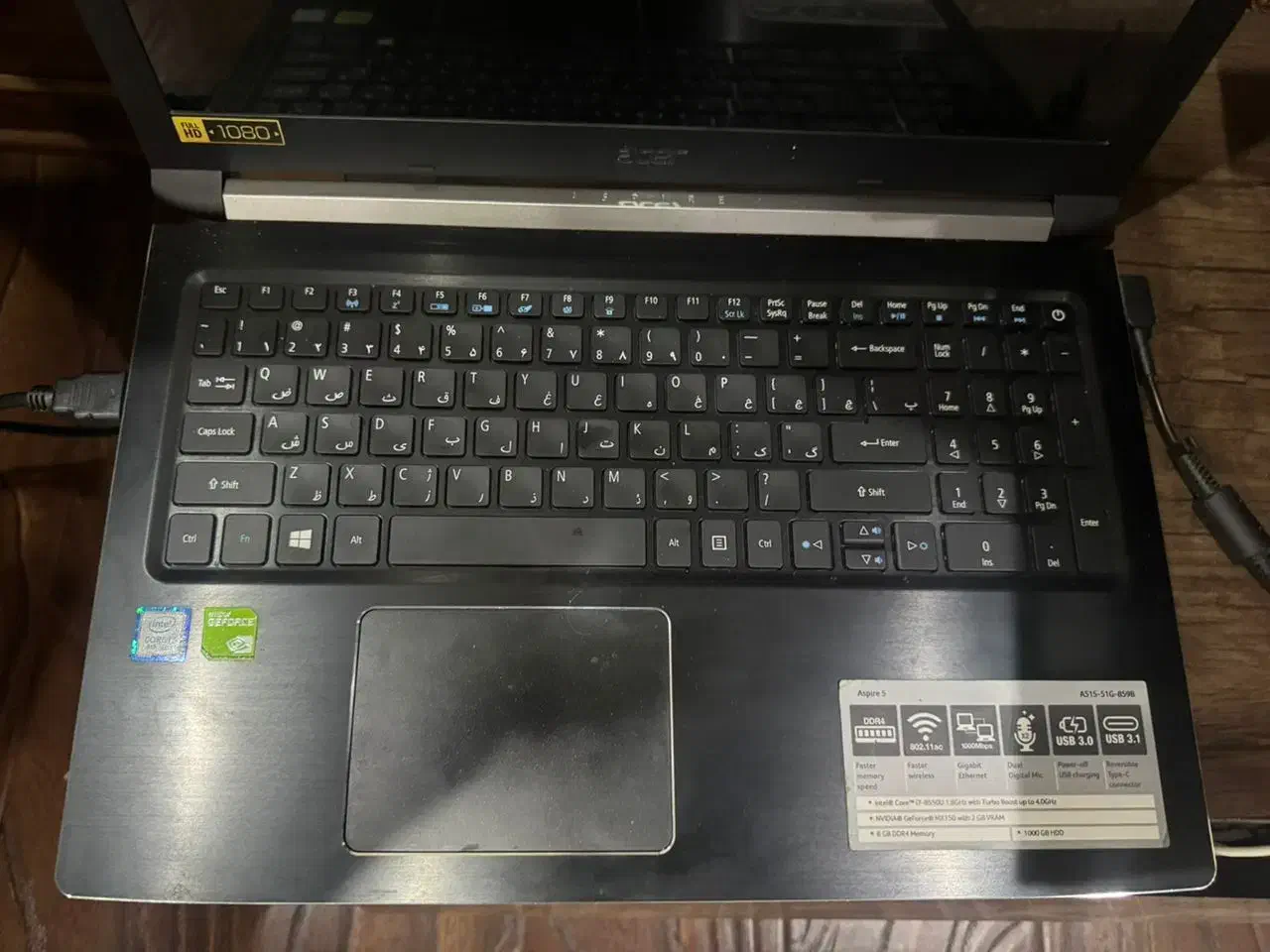 لپ تاپ acer در حد نو|رایانه همراه|دزفول, |دیوار