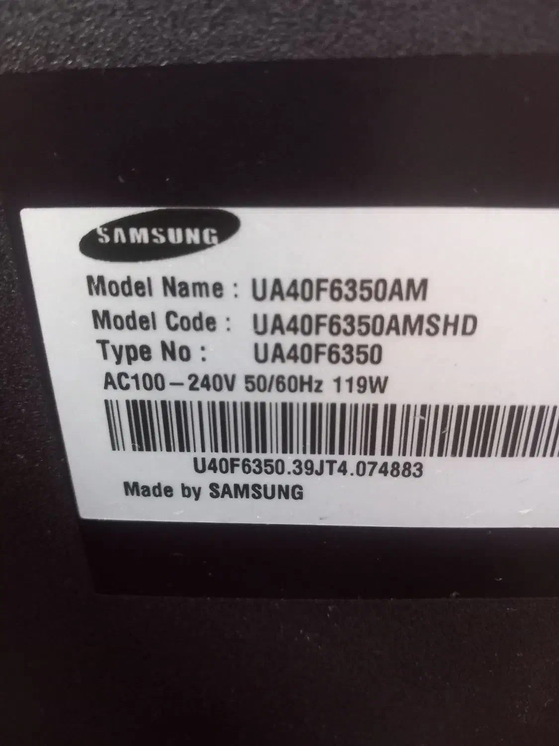 tv Samsung|تلویزیون و پروژکتور|تهران, انبار نفت|دیوار