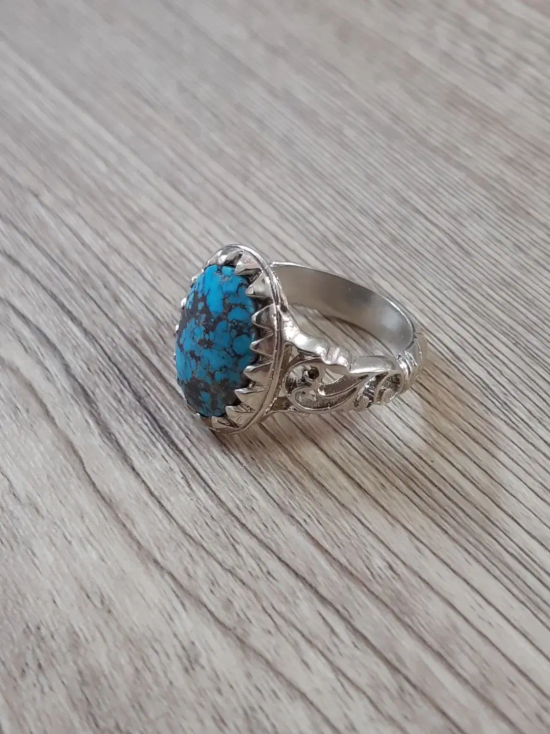 انگشترهای نقره فیروزه نیشابوری|جواهرات|سمنان, |دیوار