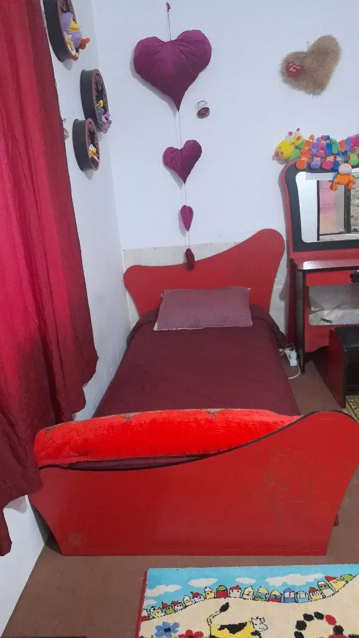 سرویس خواب بچه کارکرده|تخت و سرویس خواب|سرخنکلاته, |دیوار