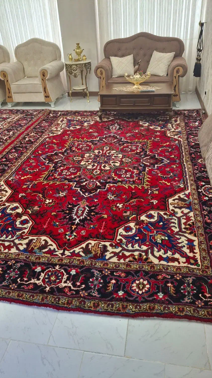 فرش دستباف باف 9 متری|فرش|تبریز, |دیوار