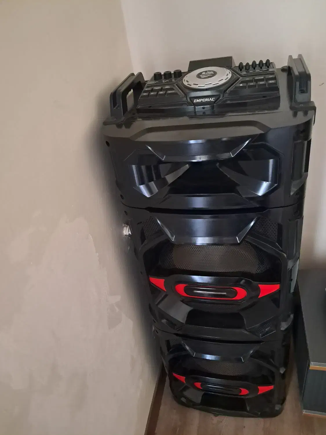 دو عدد اسپیکر دیجی دار و رقص نور دار قوی، میکروفون|سیستم صوتی خانگی|هشتگرد, شهرک پارسیان|دیوار