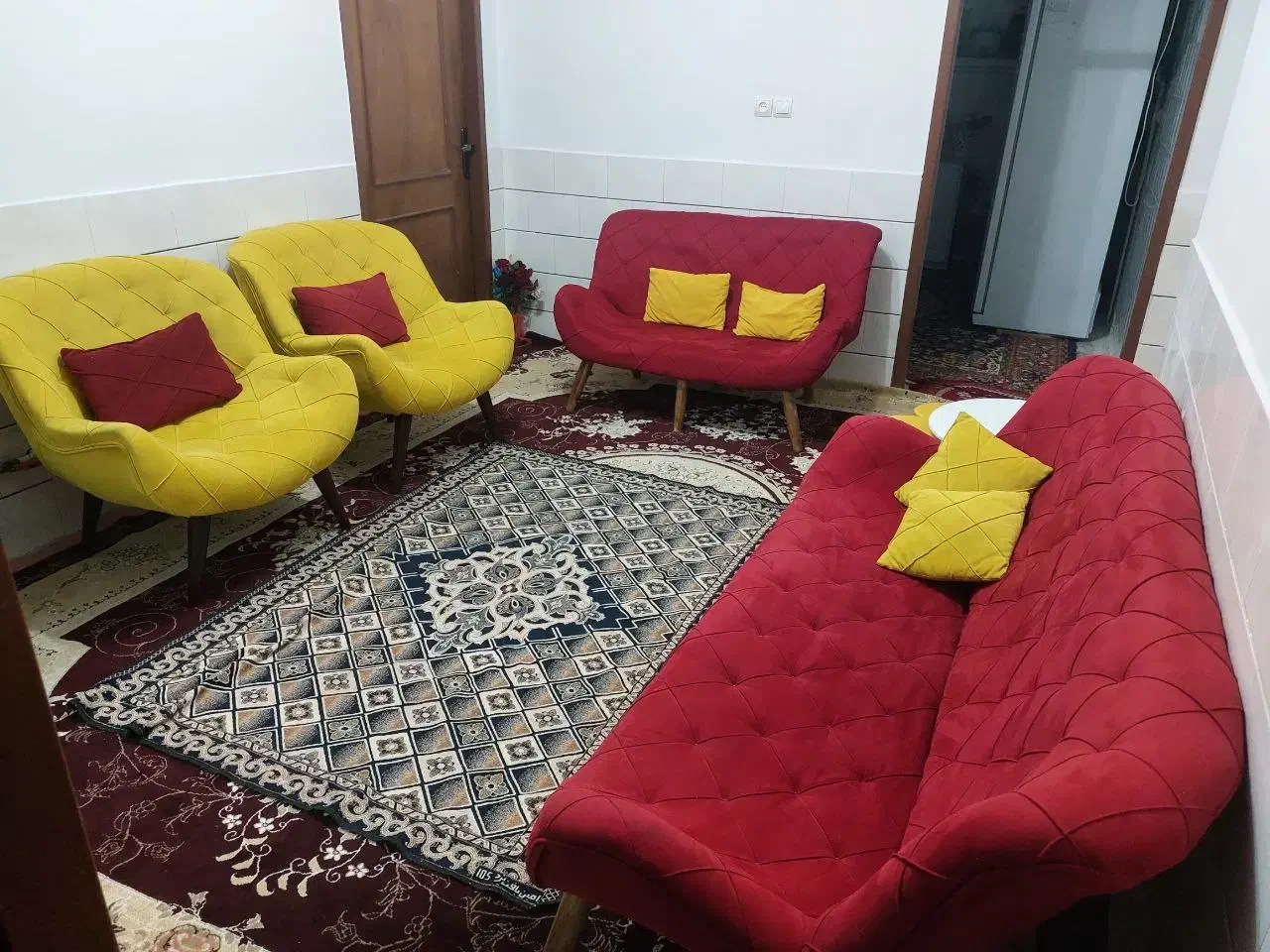 مبل ۷ نفره فانتزی در حد نو|مبلمان خانگی و میز عسلی|فردوس (خراسان), |دیوار