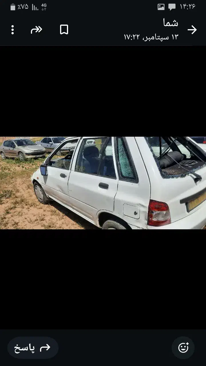 پراید ۱۱۱ تصادفی مدل ۹۸|خودرو سواری و وانت|ابهر, |دیوار