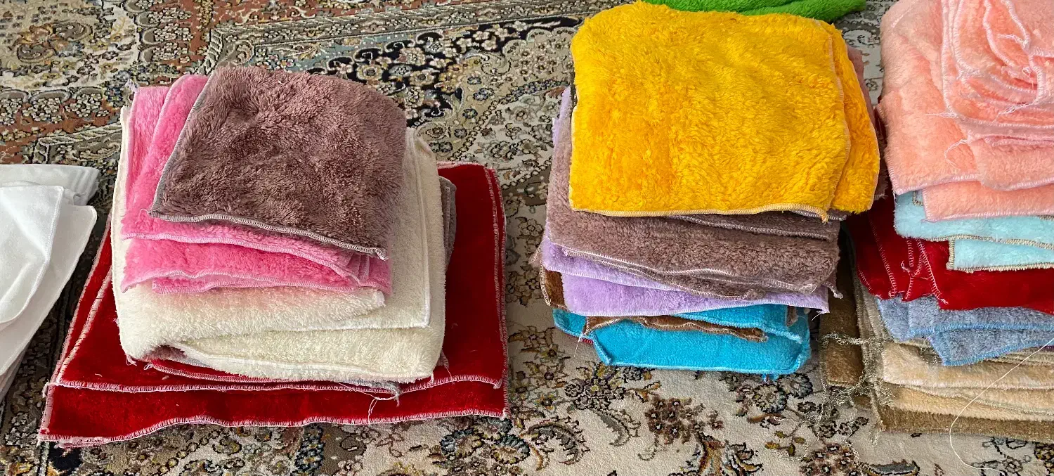 دستمال خانگی|سفره، حوله، دستمال آشپزخانه|هشتگرد, شهرک اداری|دیوار