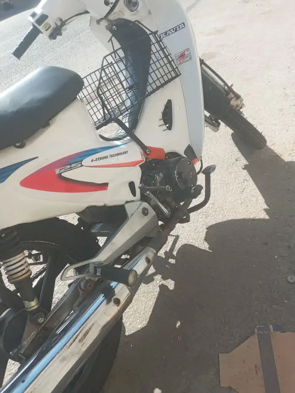 موتور بی کلاچ سفید مدل 90 مدل احسان|موتورسیکلت|یزد, |دیوار