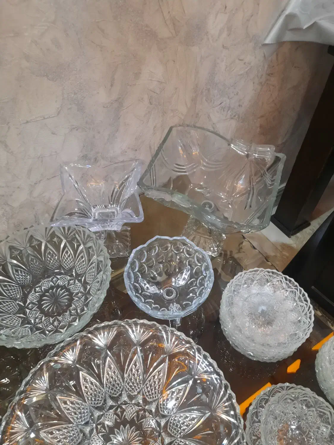 ظروف میوه خوری و آجیل خوری کریستال|ظروف سرو و پذیرایی|کرج, احدآباد|دیوار