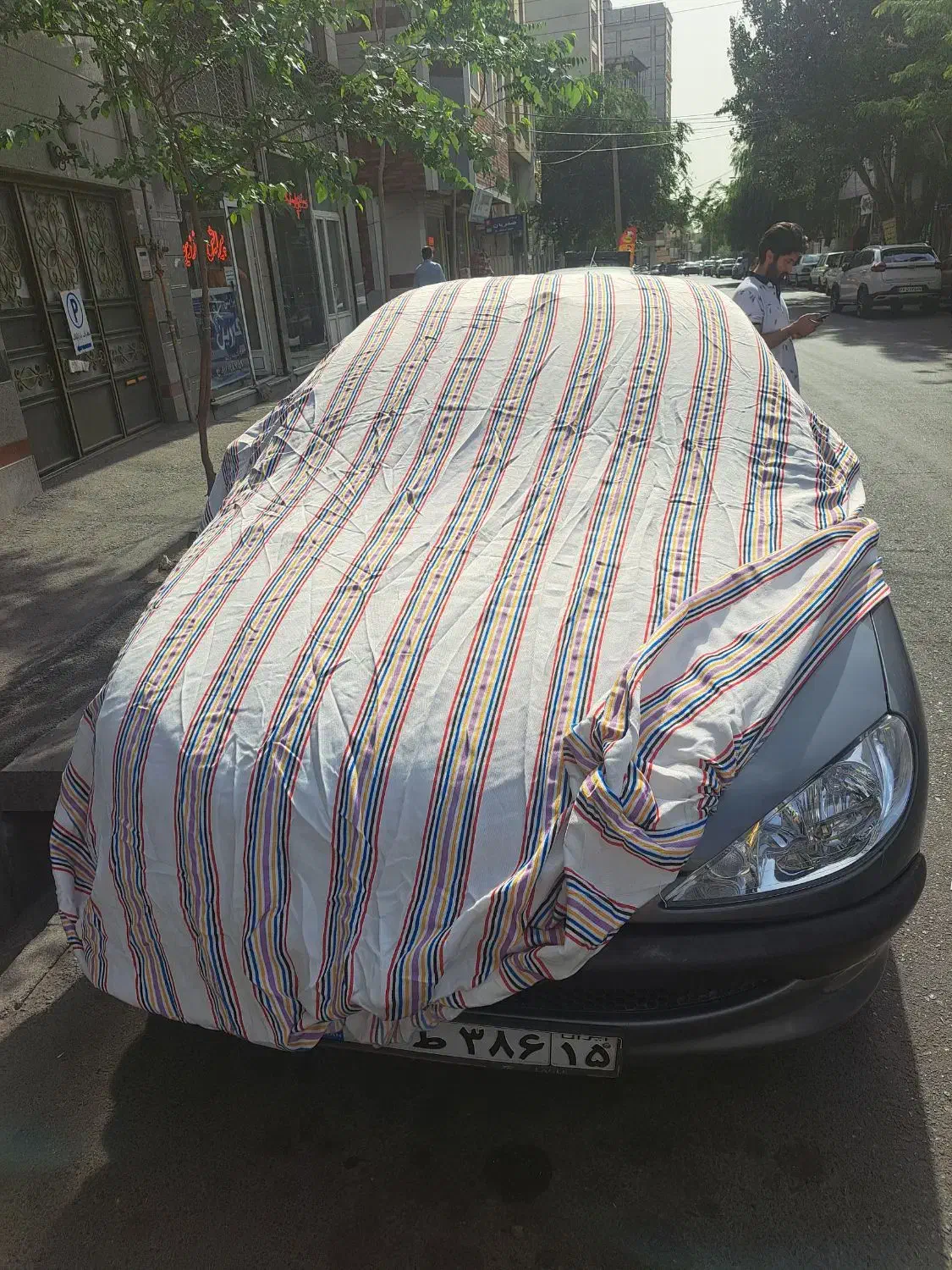 چادر الیاف نانو2روضددخش خانوادع پژو شاسی ماشین هاا|قطعات یدکی و لوازم جانبی|تبریز, |دیوار