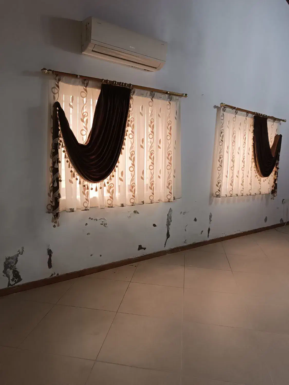 ۳عددپرده پذیرایی با والان با ۶عددپرده اتاق خواب|پرده، رانر، رومیزی|رویان, |دیوار