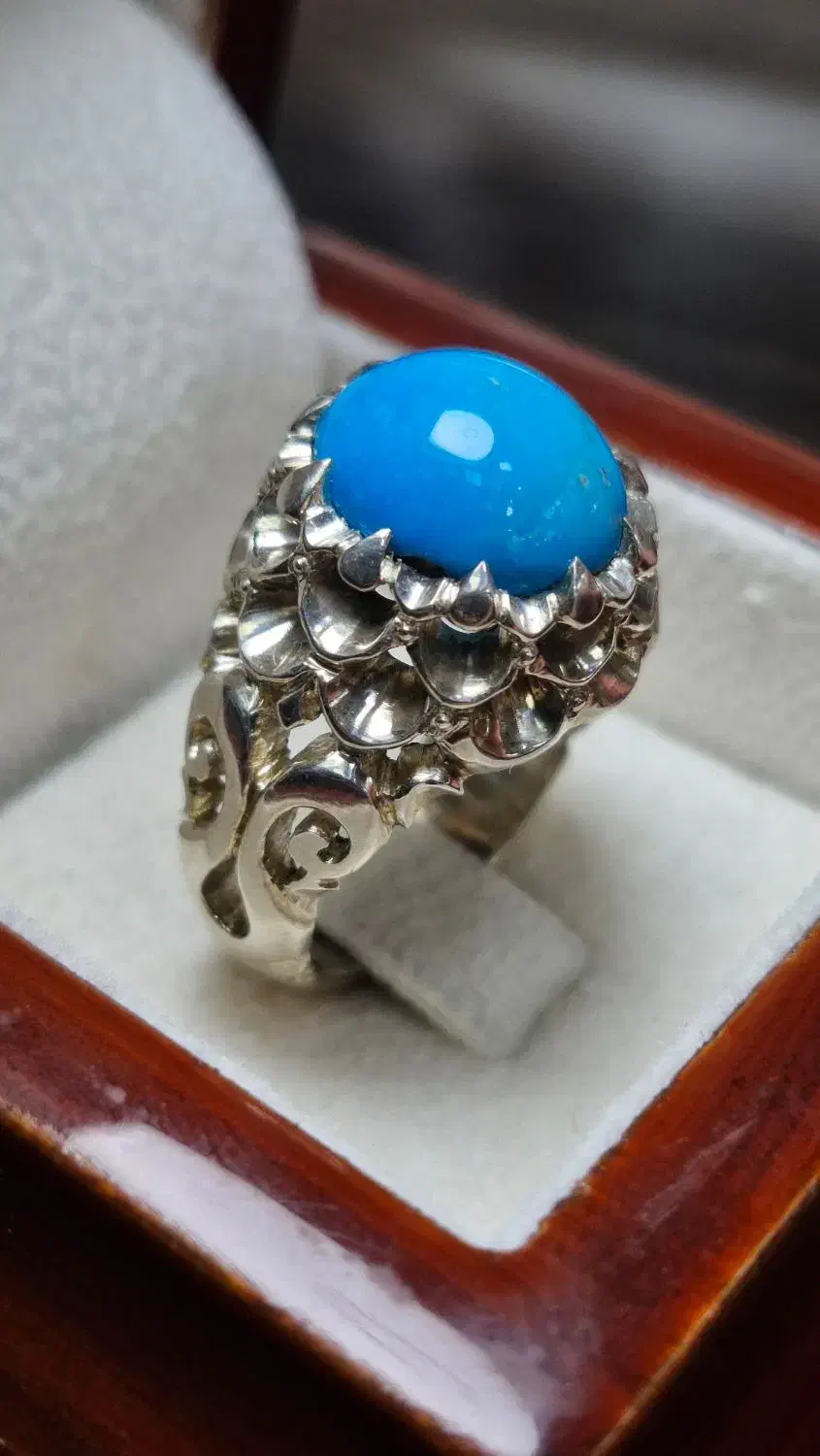 فیروزه نیشابور طبیعی رکاب فدیوم آصف|جواهرات|ری, هاشم‌آباد|دیوار