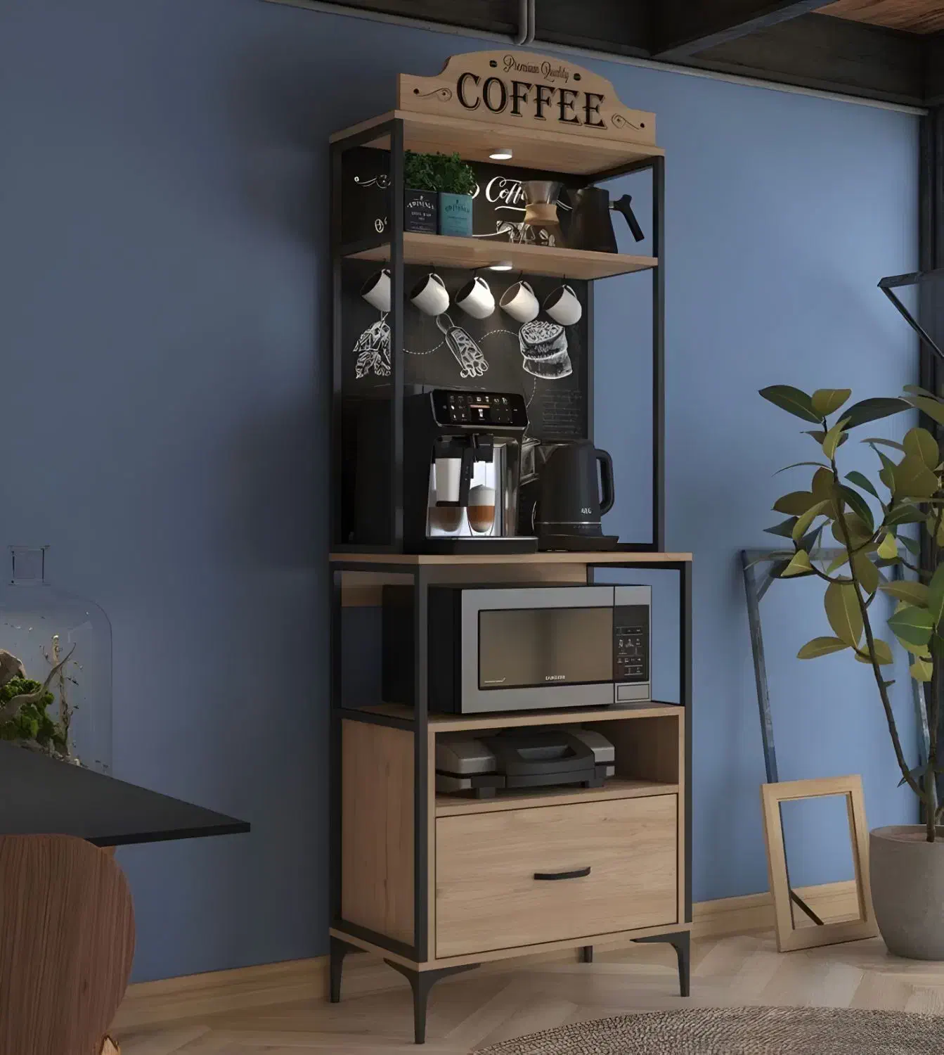 کافی بار مدرن|کتابخانه، شلف، قفسه‌های دیواری|محمدشهر, ولدآباد|دیوار