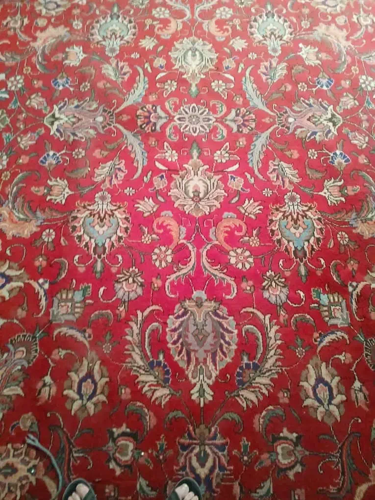 سلام عرض ادب .  یک عدد فرش دست بافت|فرش|شهریار, رضی آباد بالا|دیوار