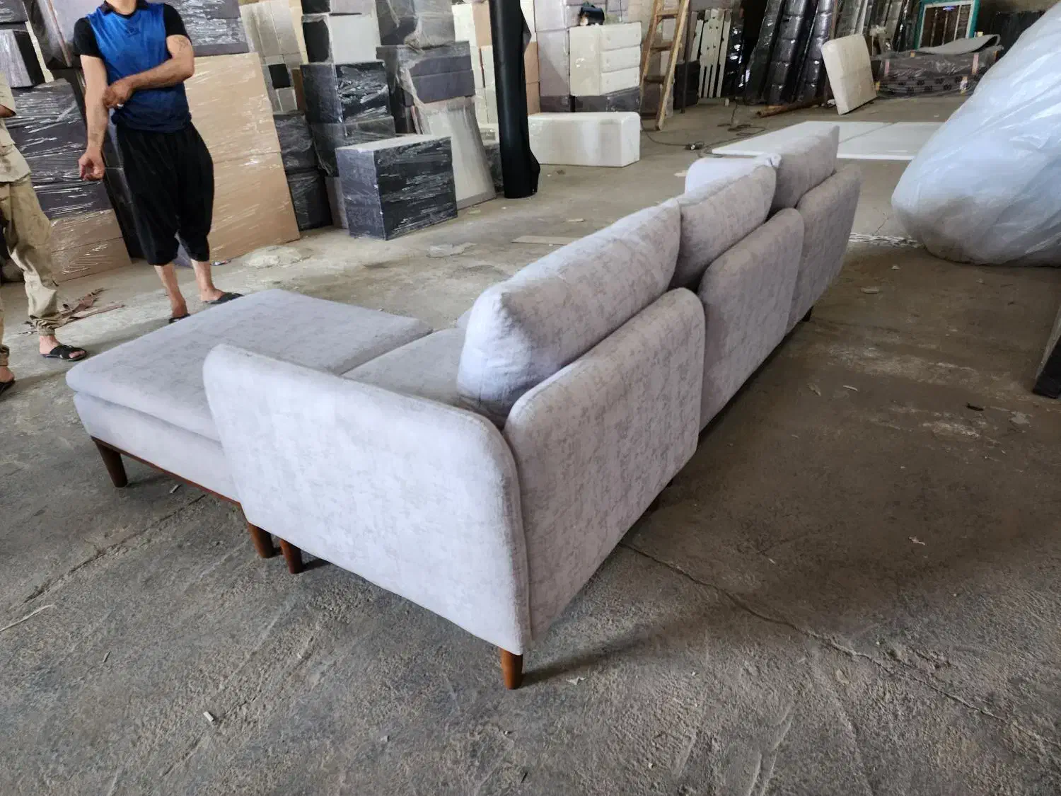 مبل طرح ال|مبلمان خانگی و میز عسلی|جم, |دیوار