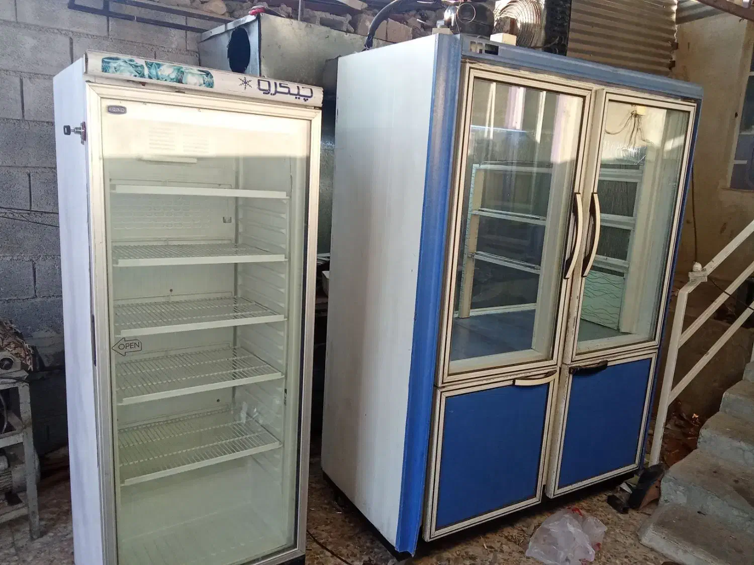 وسایل کامل غذا فروشی یخچال میز کار کابینت قابلمه|کافی‌شاپ و رستوران|برازجان, |دیوار