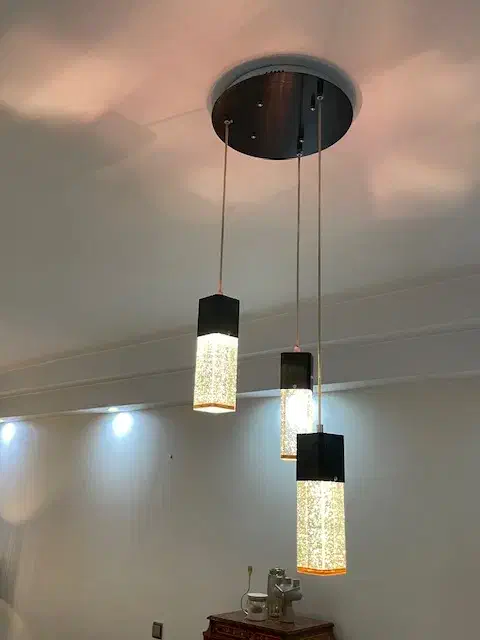 لوستر حباب شیشه ای سقفی|لوستر و چراغ آویز|تهران, پونک|دیوار