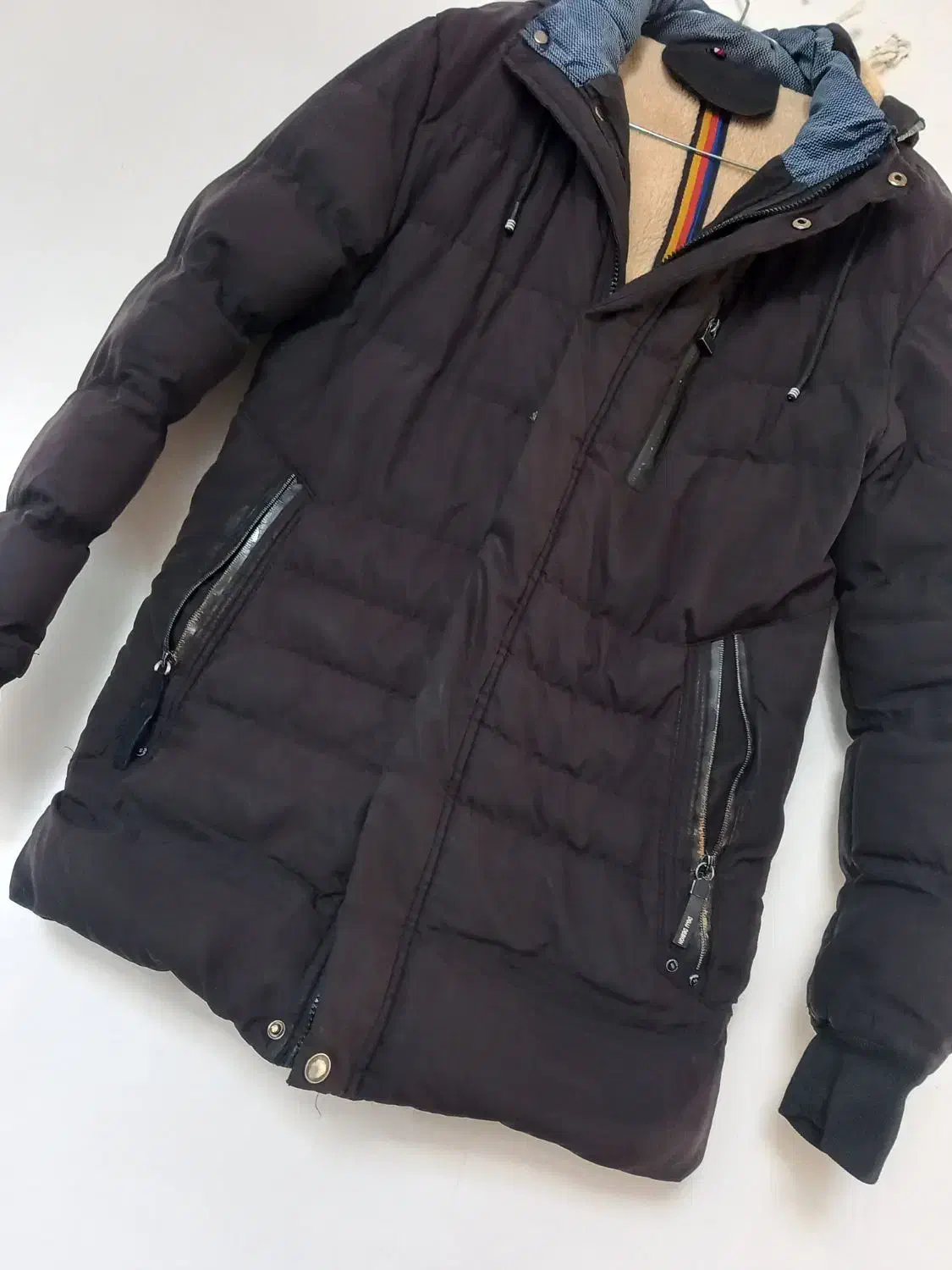 کاپشن مردانه سایز ۴۸ در حد نو|لباس|محمدیه-قزوین, |دیوار