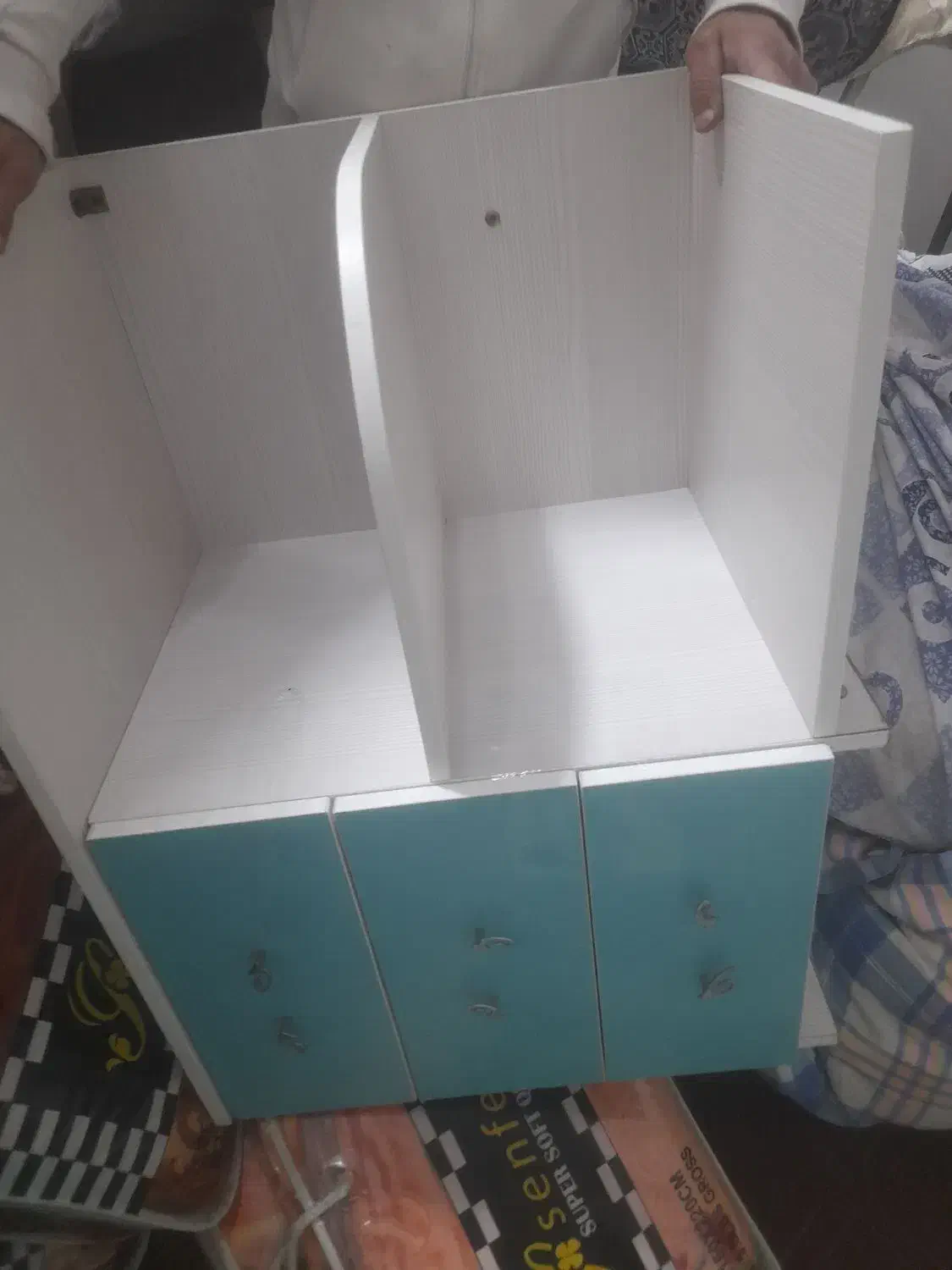 تخت بچه تا پنج سال ۳ تیکه کشوی|تخت و سرویس خواب|اسلام‌شهر, مظفریه|دیوار