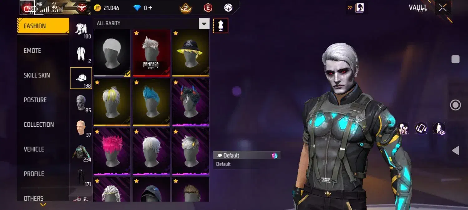 اکانت فری فایر لول 63 رمپیج دار فول|کنسول، بازی ویدئویی و آنلاین|برازجان, |دیوار