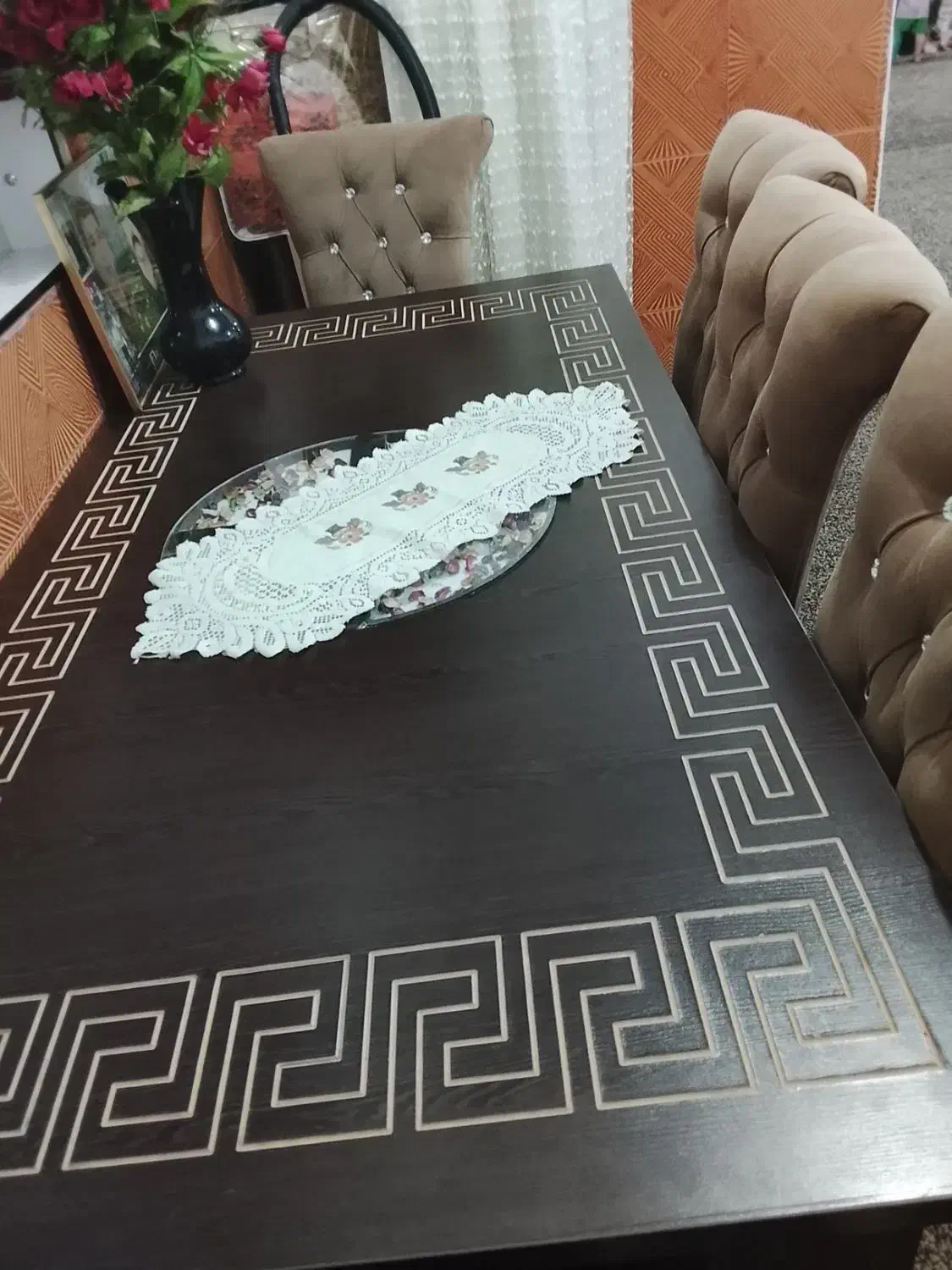 میز ناهار خوری وبوفه|میز و صندلی غذاخوری|برازجان, |دیوار