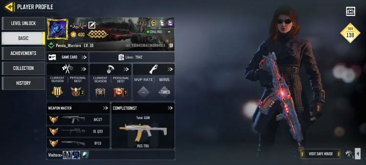 اکانت کالاف|کنسول، بازی ویدئویی و آنلاین|تهران, شمشیری|دیوار