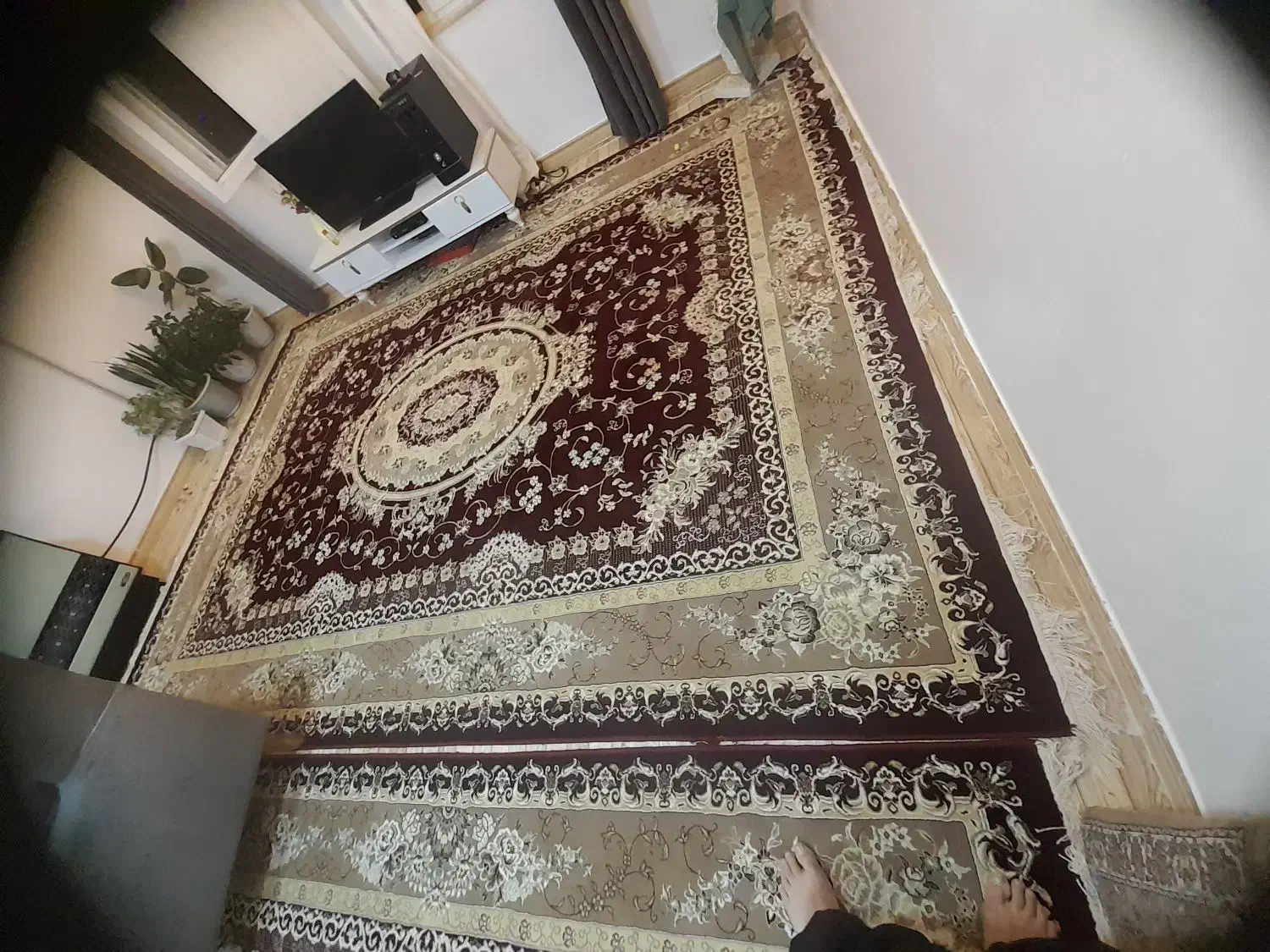 دوعدد فرش ۴×۳|فرش|بوکان, |دیوار