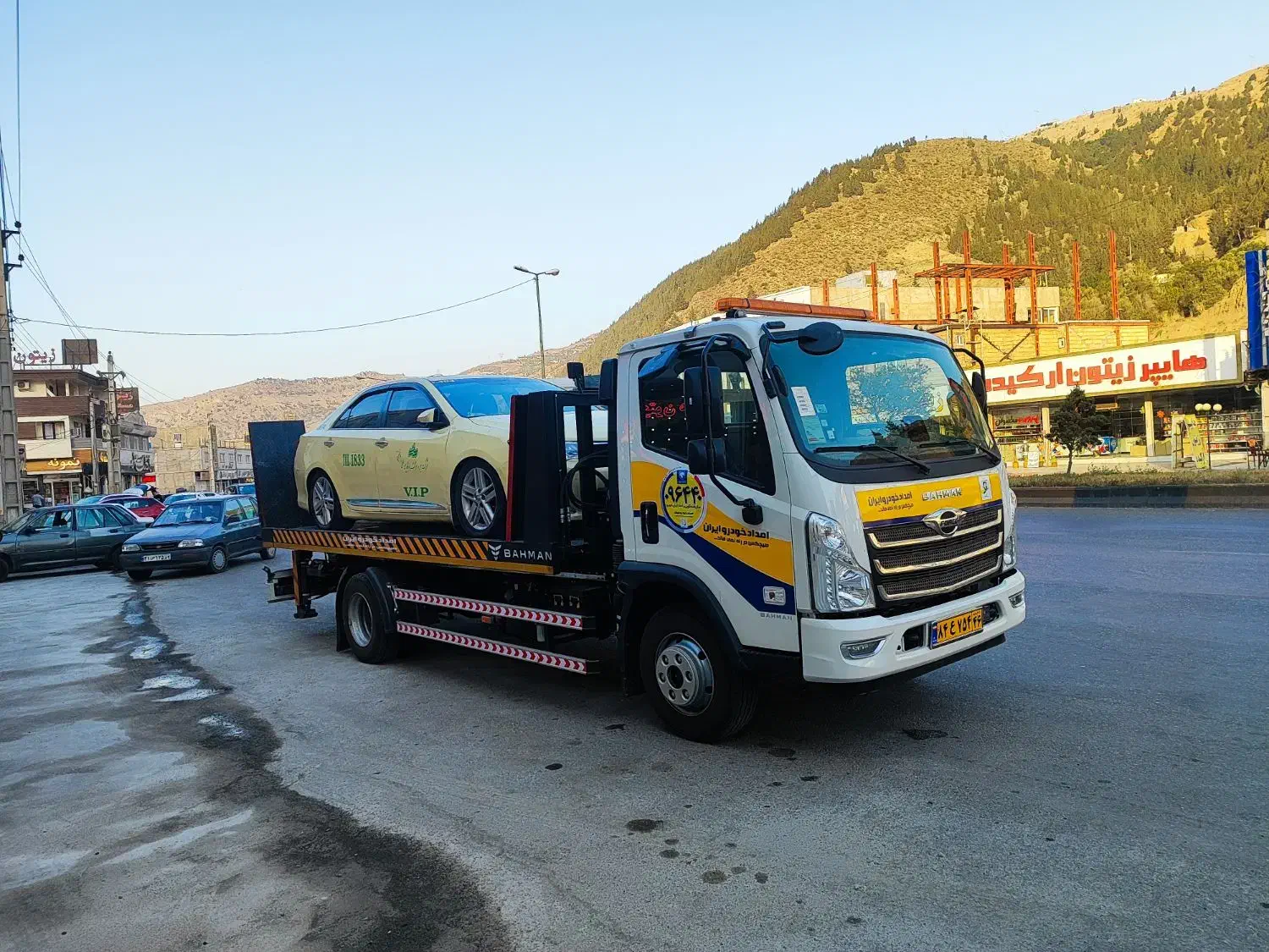 جرثقیل خودروبر یدکش|خدمات حمل و نقل|سیاهکل, |دیوار