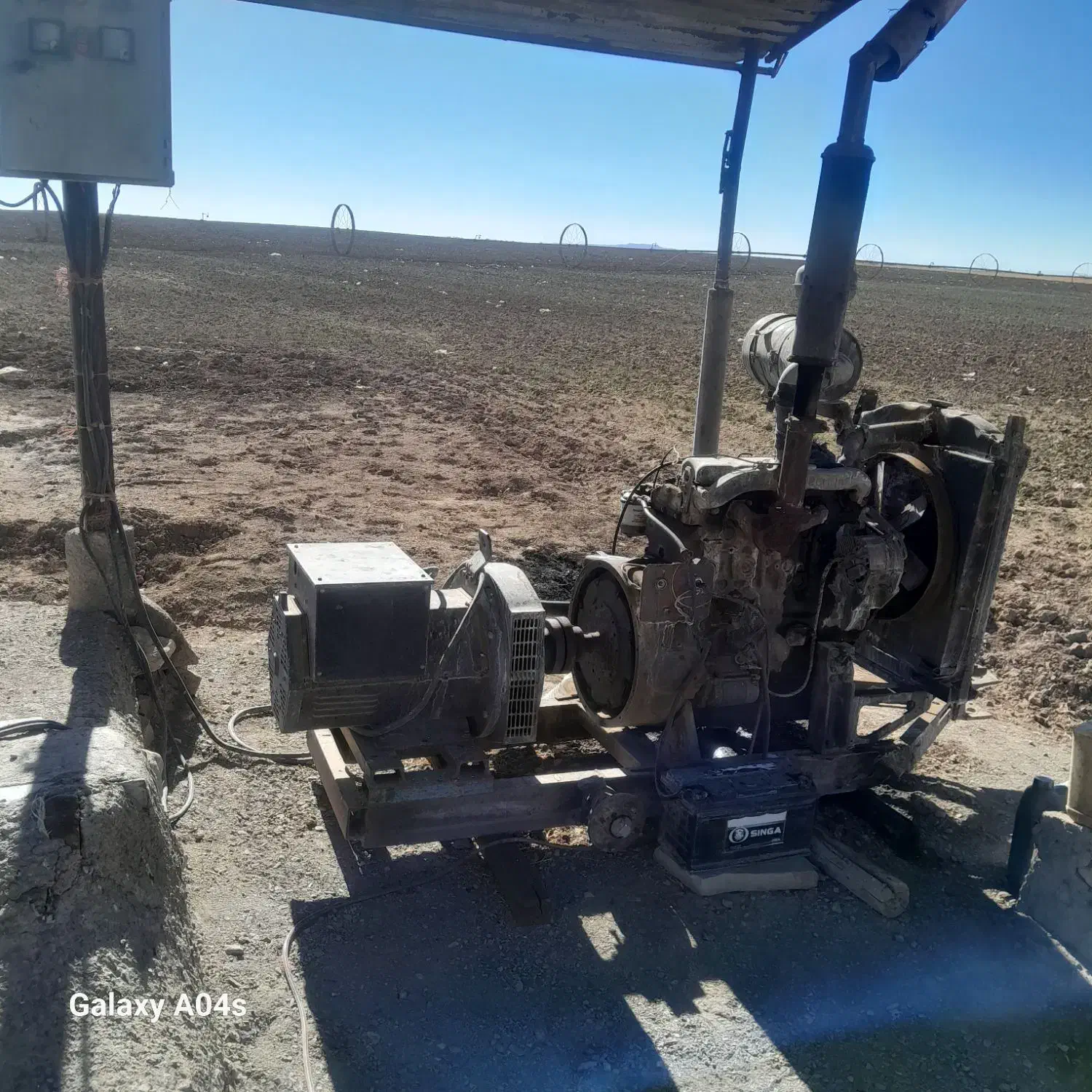 موتور پرکینز انگلیسی با ژنراتور استنفورد|ماشینآلات صنعتی|کبودرآهنگ, |دیوار