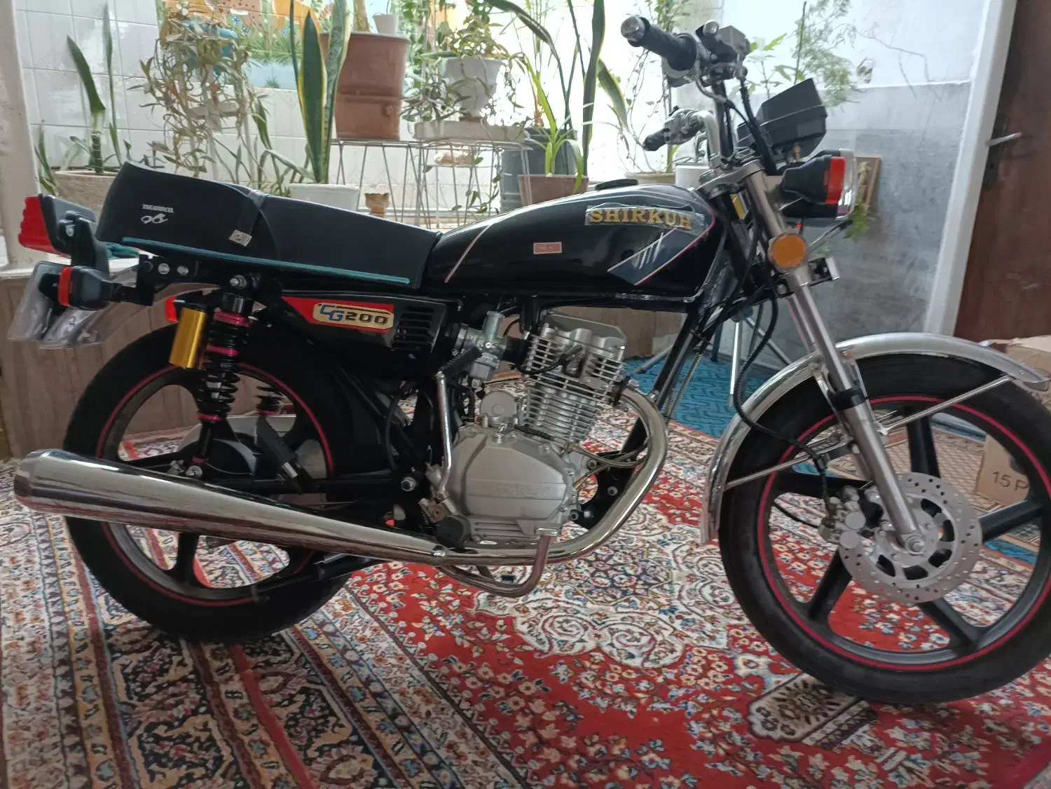 موتور شیرکوه 200کاربرات فابریک کارخونه|موتورسیکلت|بردسیر, |دیوار