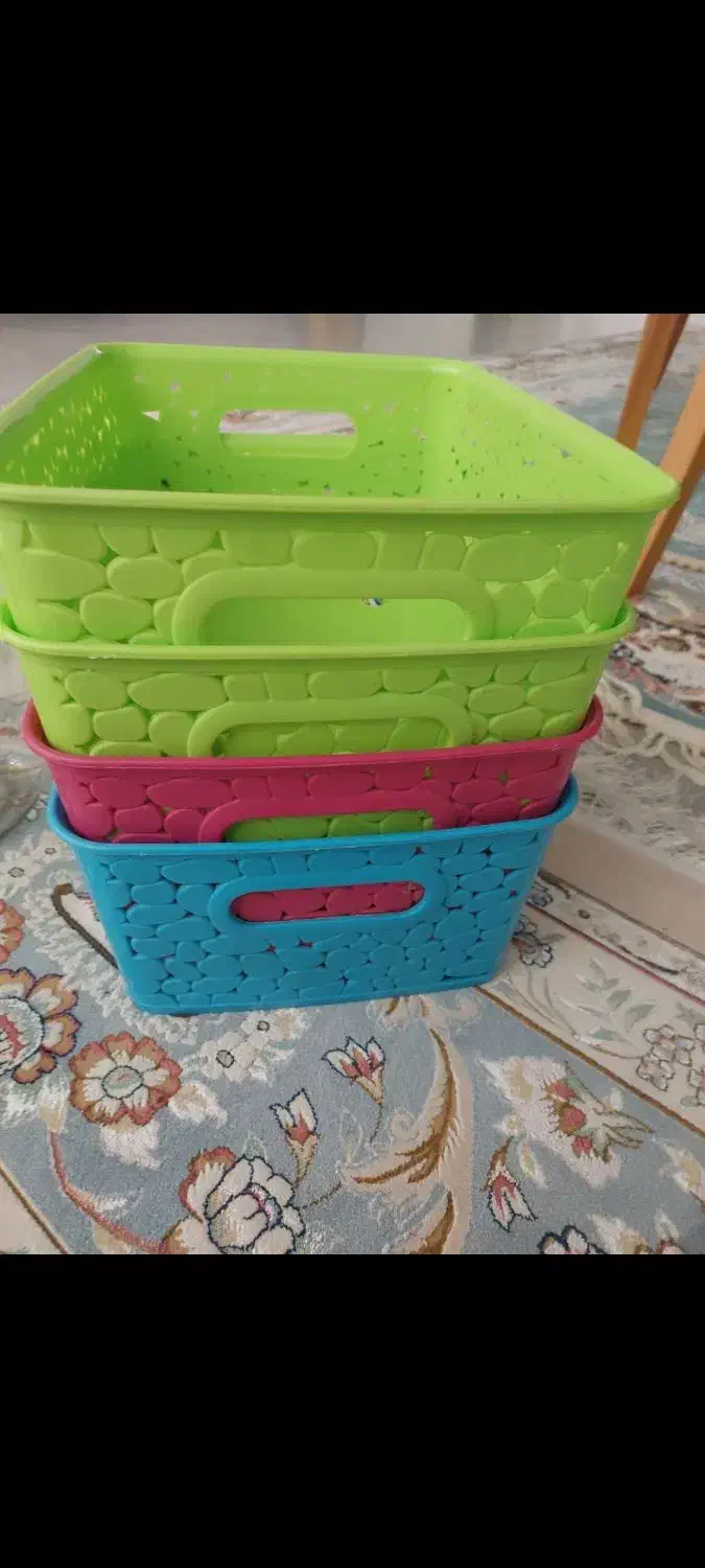 ظروف شیشه بانکه بزرگ و سبد چندکاره|ظروف نگهدارنده، پلاستیکی، یکبارمصرف|قم, پردیسان|دیوار