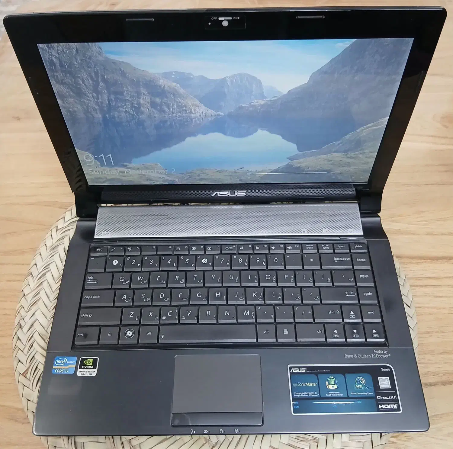 لپ تاپ ایسوس مدل n43sl|رایانه همراه|مشهد, نوید|دیوار