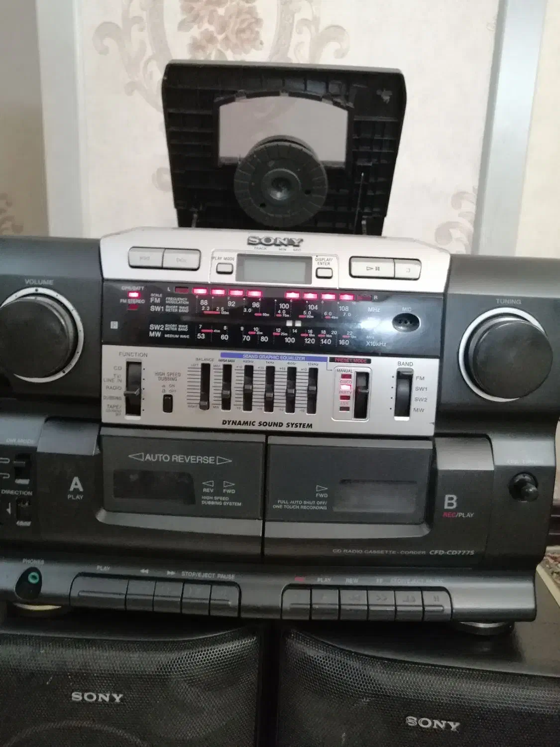 سیستم رادیو وضبط سونی|سیستم صوتی خانگی|کرمان, |دیوار