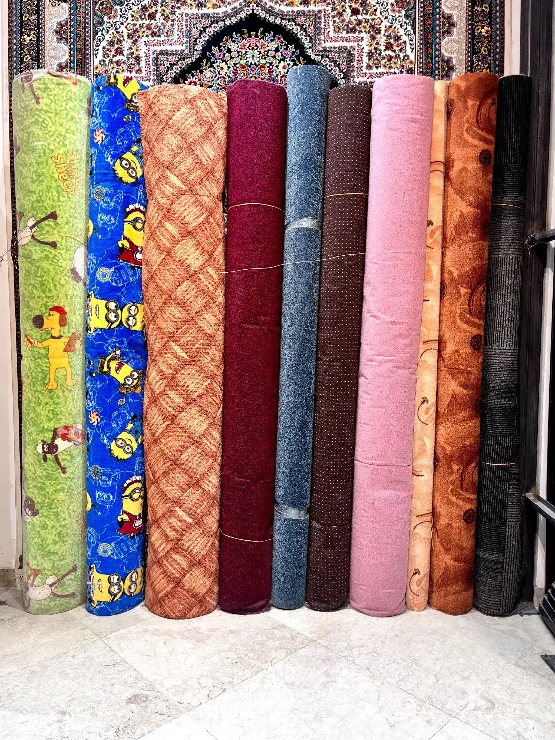 ** موکت تافتینگ ظریف مصور **|موکت|چناران, |دیوار