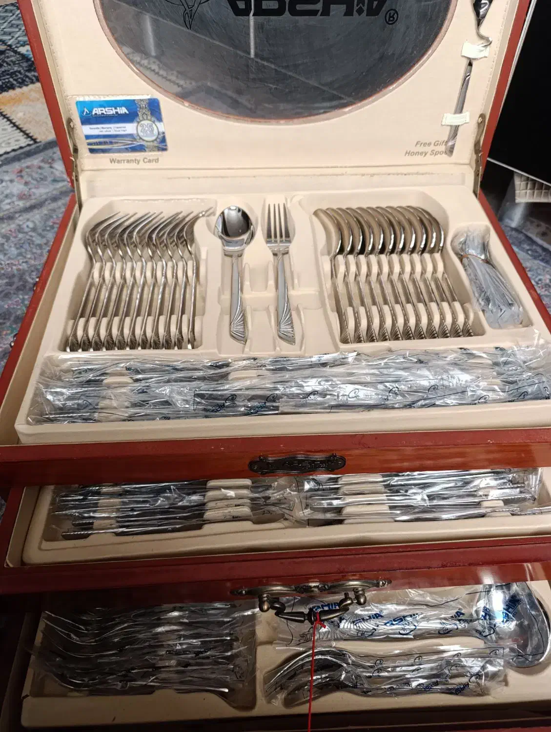 سرویس قاشق چنگال عرشیا|ظروف سرو و پذیرایی|زاهدان, |دیوار