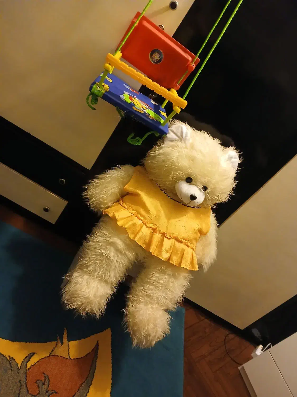 عروسک خرسی بزرگ و تاب کودک|اسباب‌بازی بچه|مسجد سلیمان, |دیوار