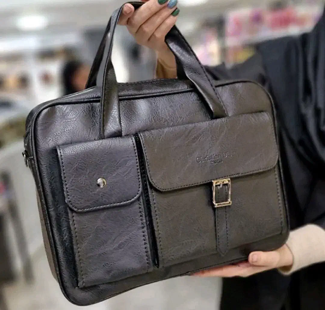 کیف دانشجویی مشکی جادار دوشی دستی چرم زنانه|کیف، کفش، کمربند|تبریز, |دیوار