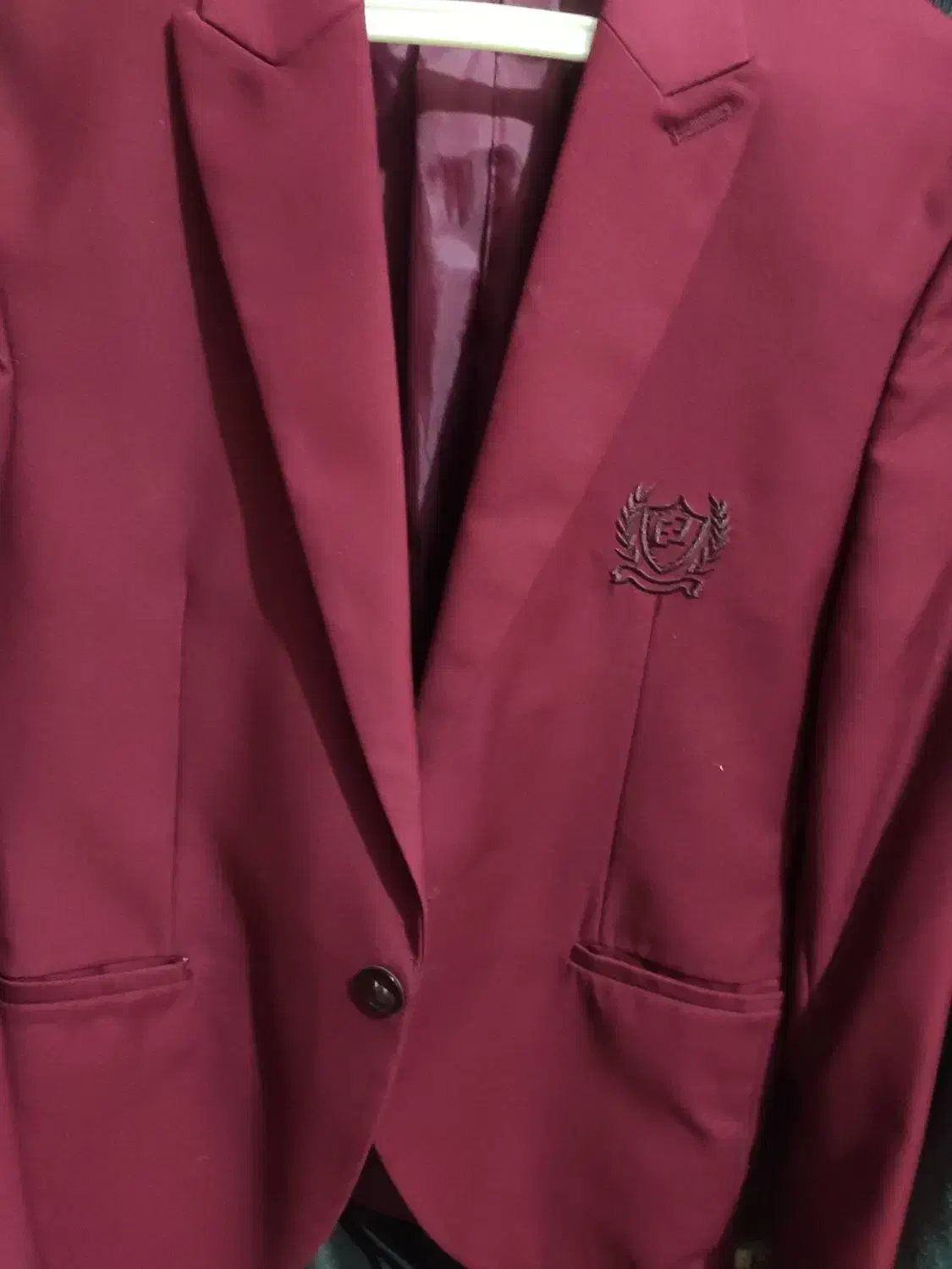 کت تک رنگ زرشکی|لباس|سیرجان, |دیوار