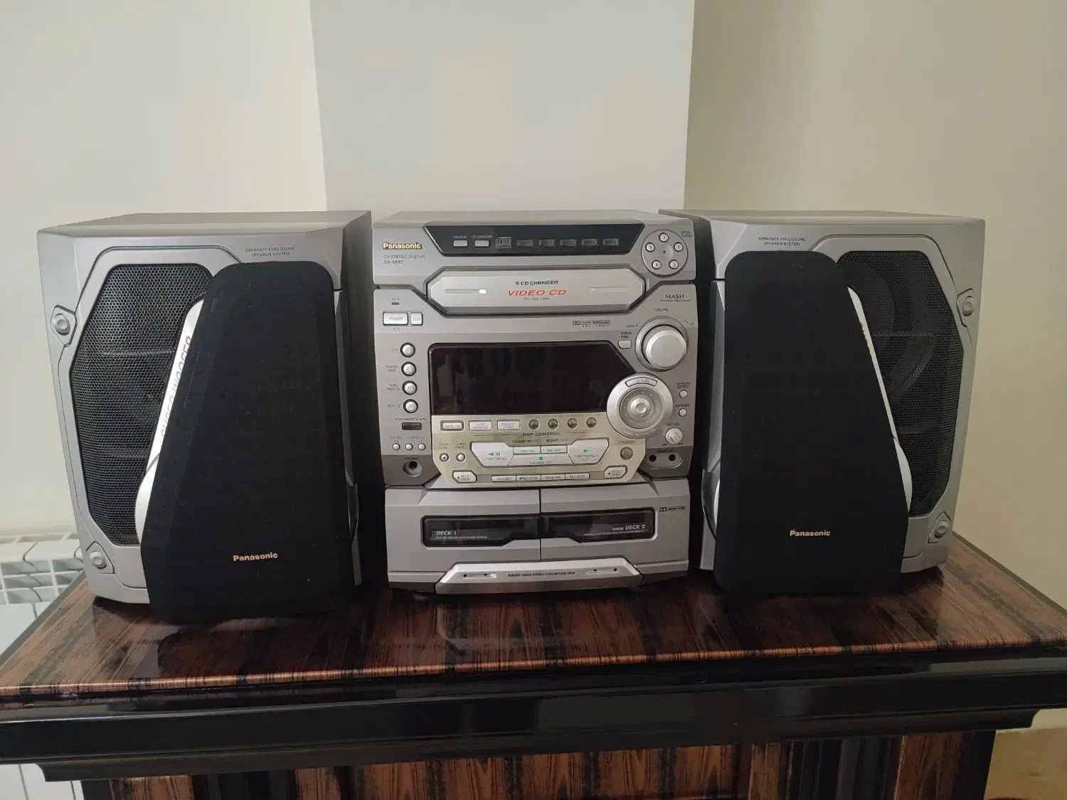 رادیو ضبط سی دی خور پاناسونیک اصل|سیستم صوتی خانگی|تبریز, |دیوار