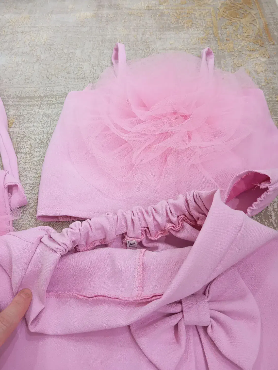 لباس دخترانه با پارچه مازراتی|کفش و لباس بچه|بندرعباس, |دیوار