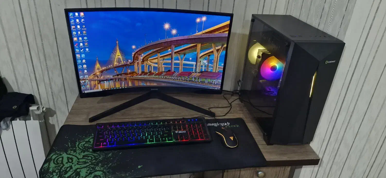 کیس و مانیتور گیمینگ|رایانه رومیزی|کرج, باغستان|دیوار