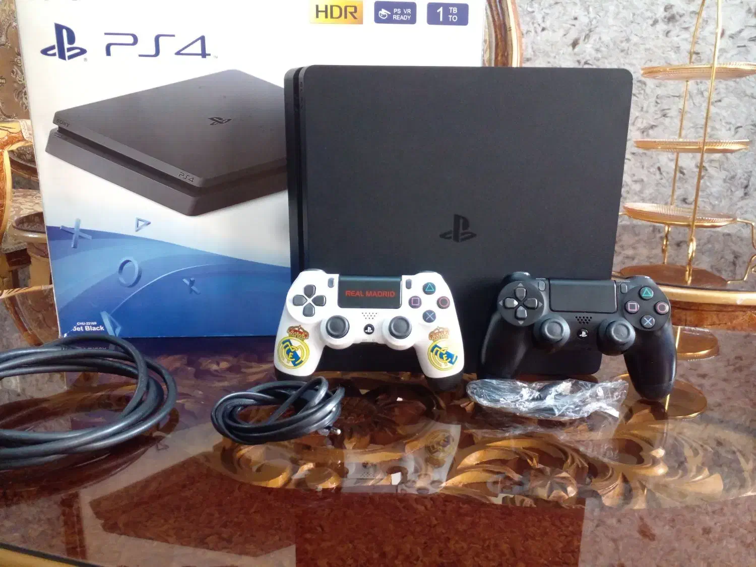 Ps4 silm 1TB فول گیم اکبند کپی خور|کنسول، بازی ویدئویی و آنلاین|کرج, شهرک فهمیده|دیوار