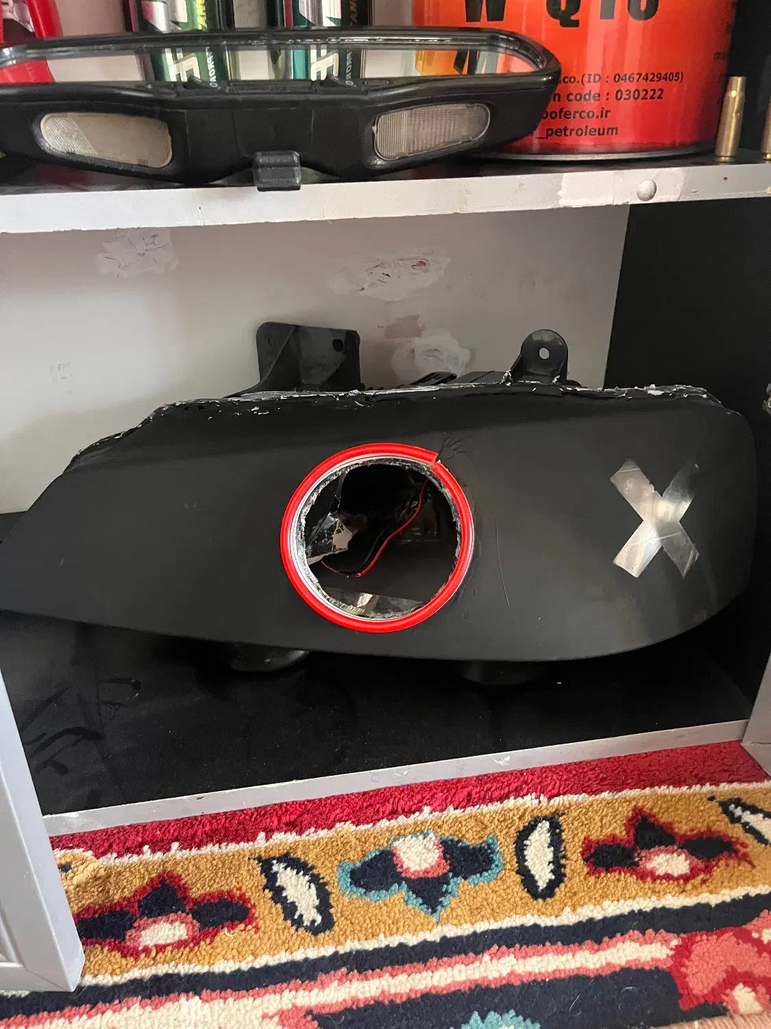 باندپایونرجلو پنجره هدلایت کیت مکش شمع تی تیطاقچه|قطعات یدکی و لوازم جانبی|اهر, |دیوار