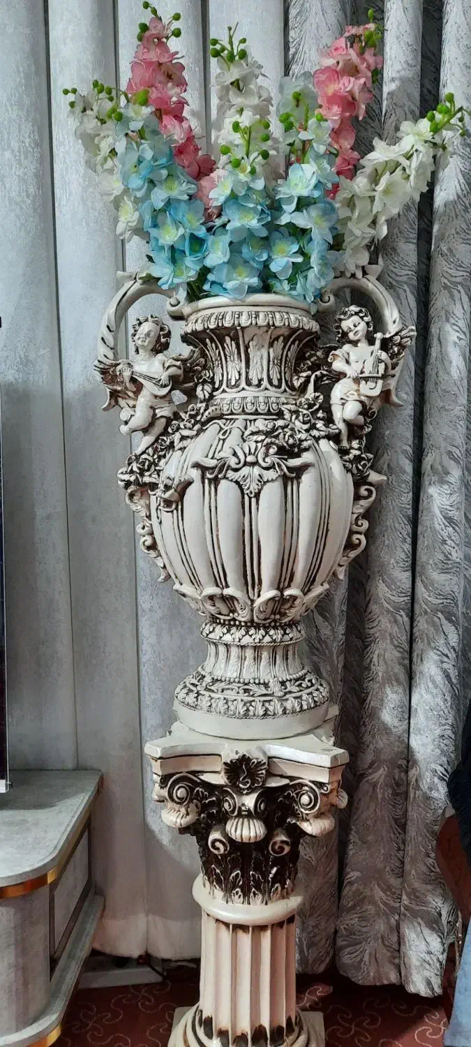 گلدان|گل مصنوعی|باغستان, |دیوار