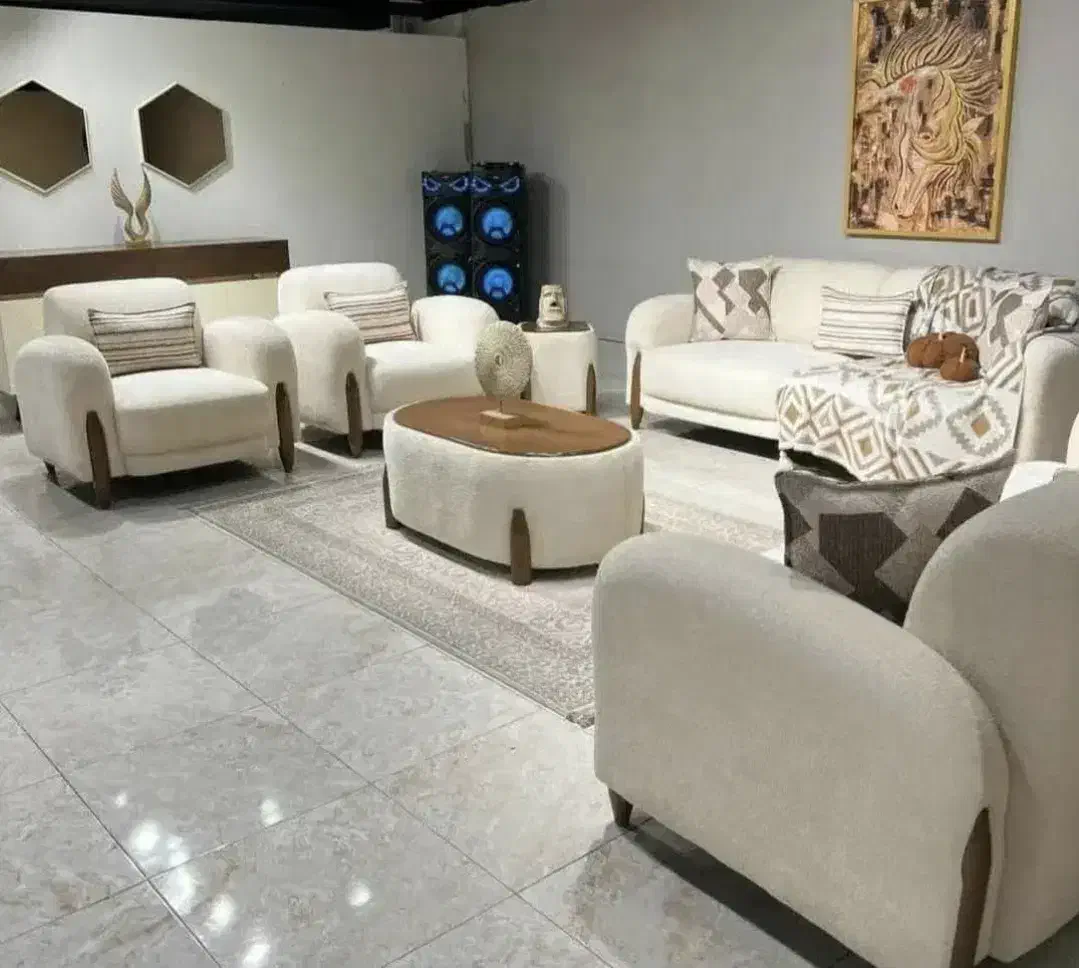 مبل راحتی فندی|مبلمان خانگی و میز عسلی|اهواز, پردیس|دیوار