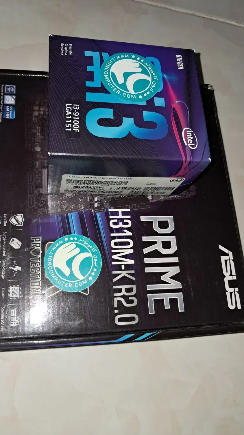 باندل H310M و i3 9100F|قطعات و لوازم جانبی رایانه|ملارد, |دیوار