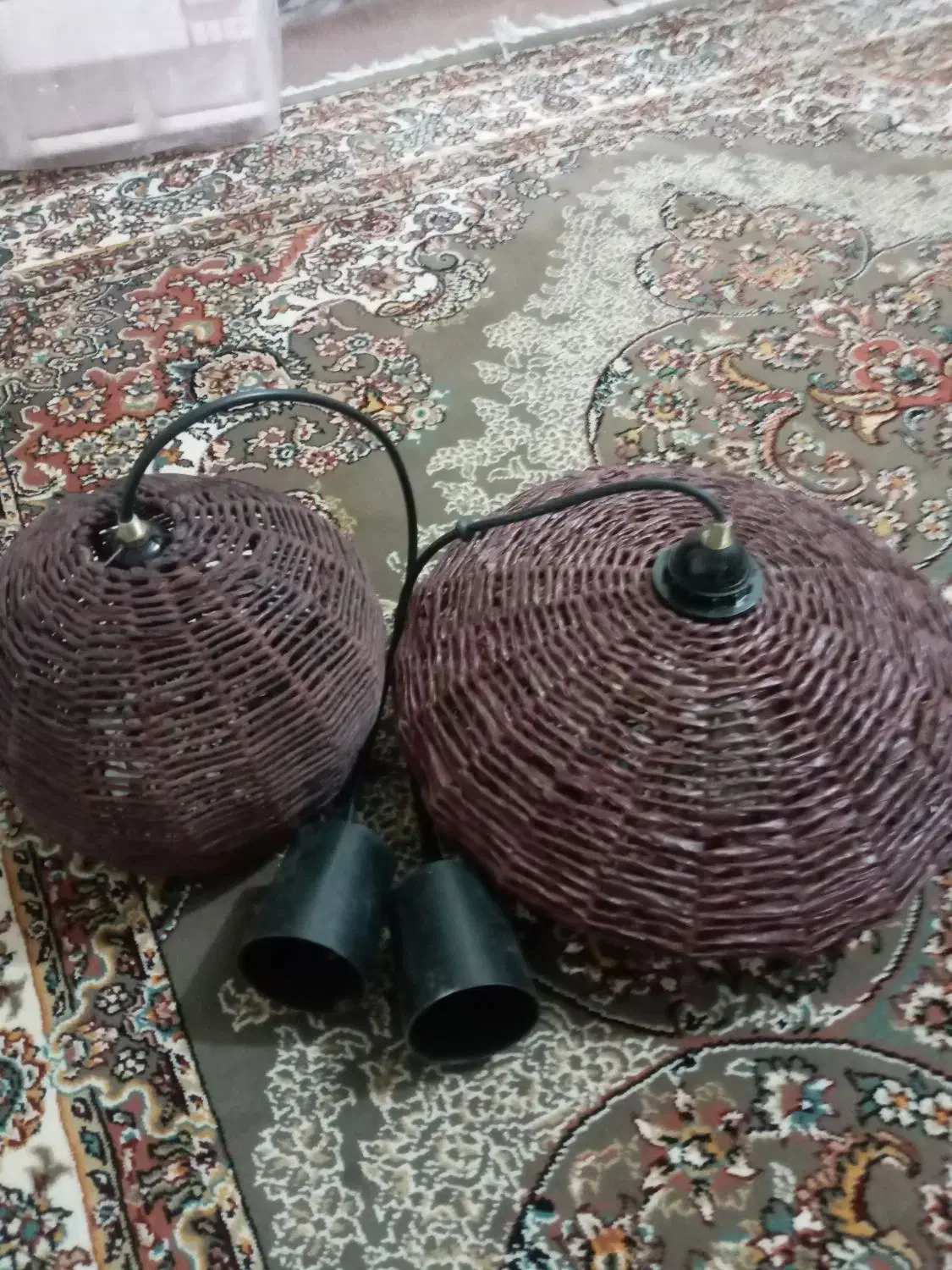 ۲عددلوسترچوبی،به فروش میرسد، نونو،|لوستر و چراغ آویز|محمدشهر, علی آباد گونه|دیوار